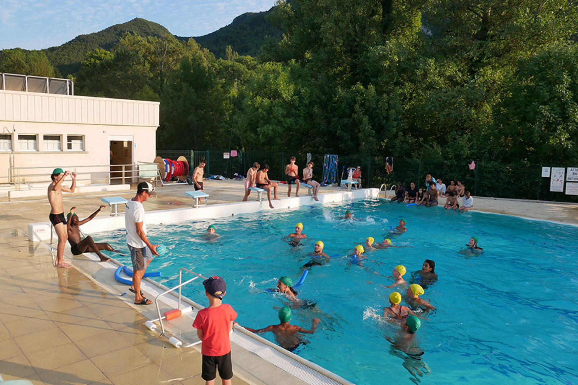 Piscine en fête